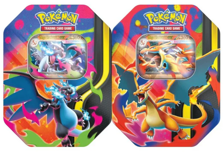 Pokémon TCG: Mega Charizard ex Collectible Tin Box