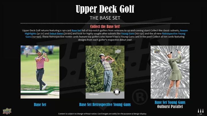 2026 Upper Deck Golf Hobby Box (Call For Pricing)