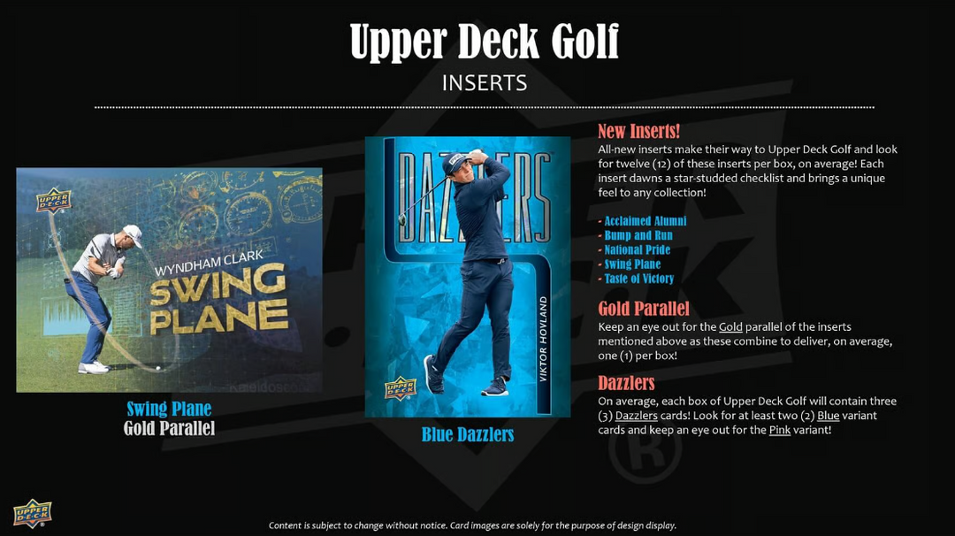 2026 Upper Deck Golf Hobby Box (Call For Pricing)
