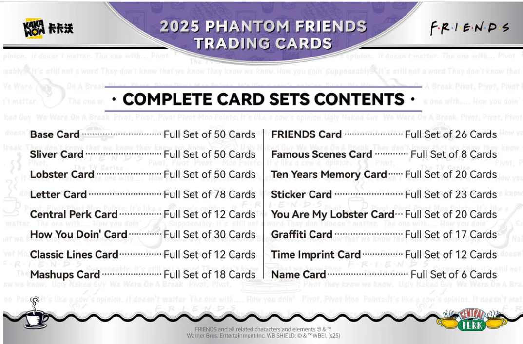 2025 Kakawow Phantom Friends Trading Card Hobby Box