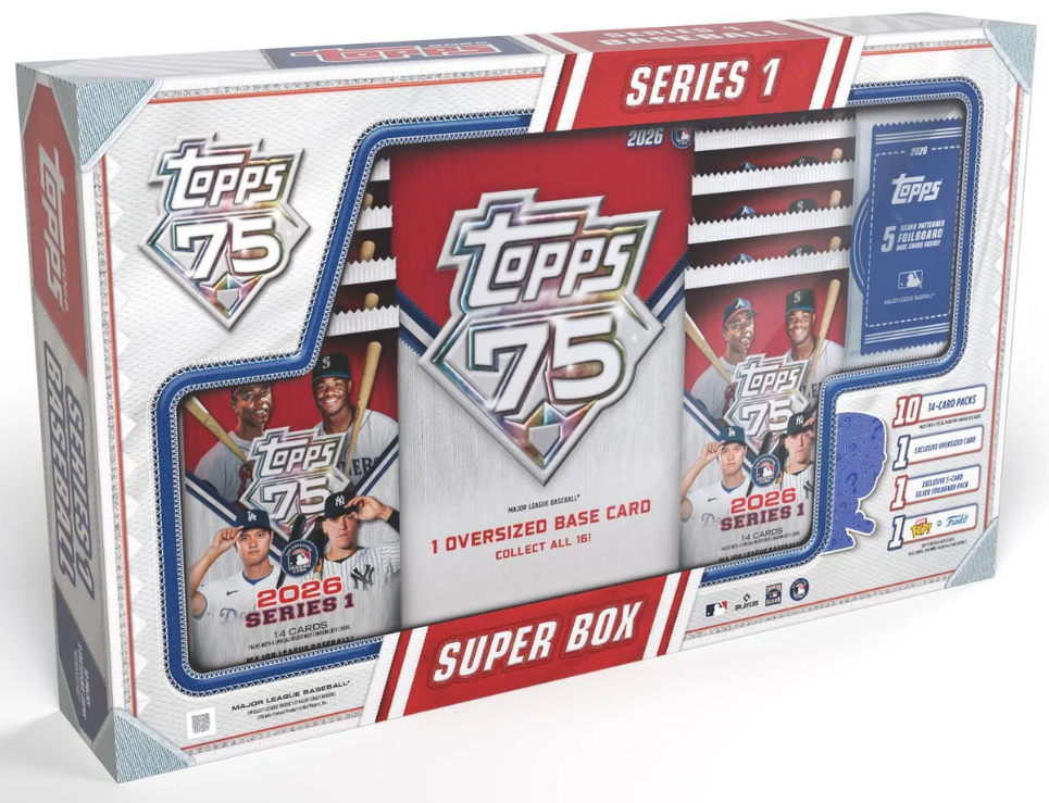 Topps 2026 Baseball Series 1 Super Box