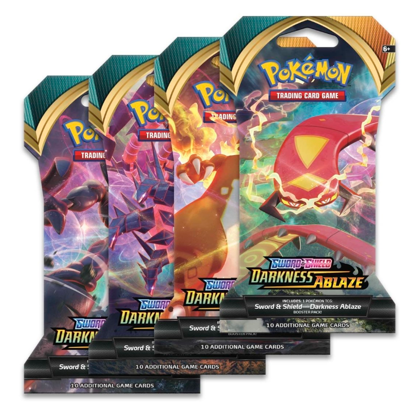 Pokémon TCG: Sword & Shield-Darkness Ablaze Sleeved Booster Pack