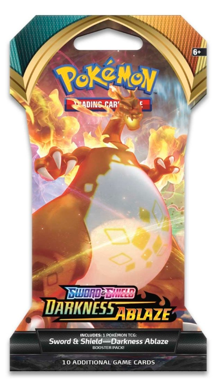 Pokémon TCG: Sword & Shield-Darkness Ablaze Sleeved Booster Pack
