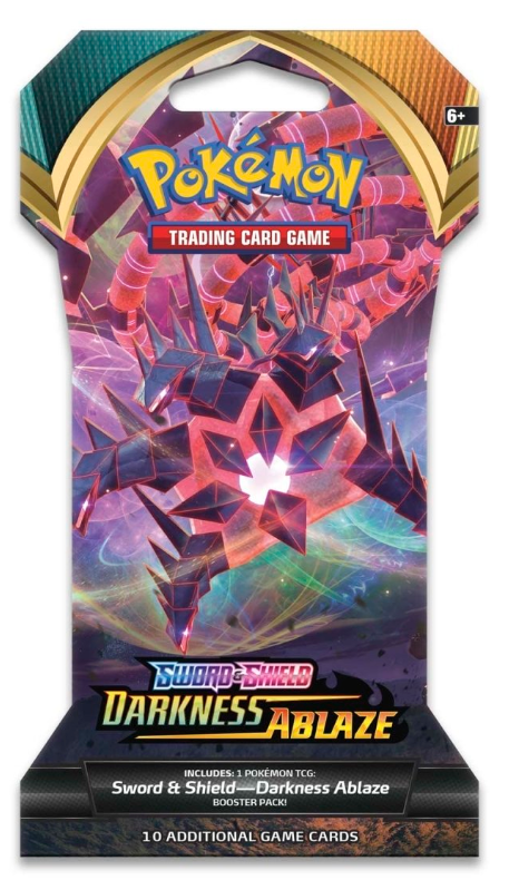 Pokémon TCG: Sword & Shield-Darkness Ablaze Sleeved Booster Pack