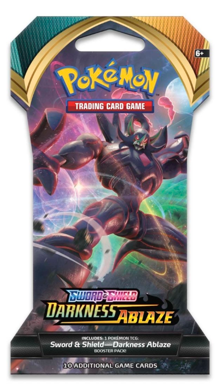 Pokémon TCG: Sword & Shield-Darkness Ablaze Sleeved Booster Pack