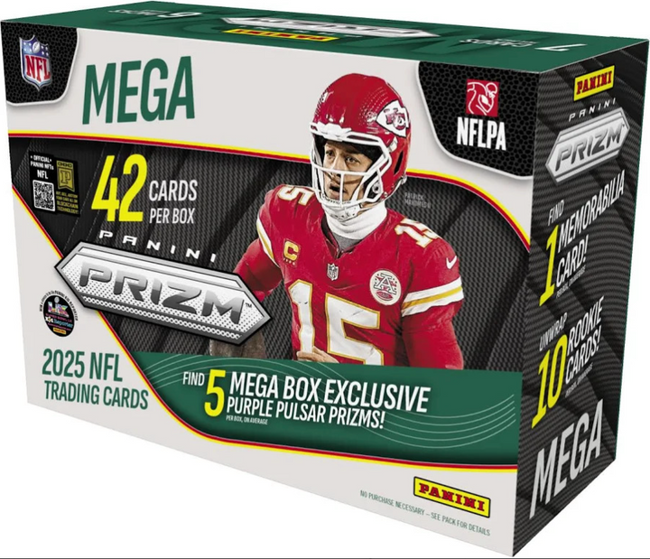 2025 Panini Prizm Football Hobby Mega Box