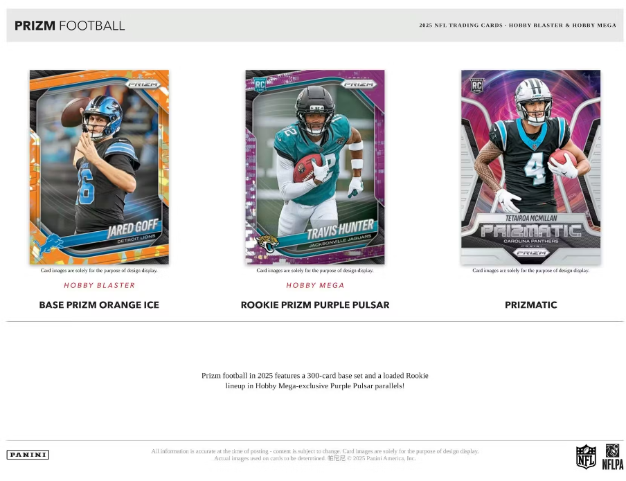 2025 Panini Prizm Football Hobby Mega Box