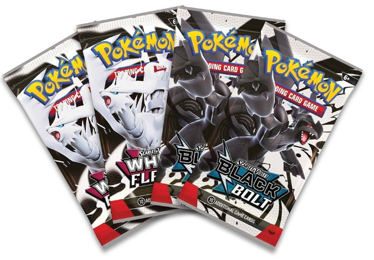 Black Bolt & White Flare Unova Poster Collection