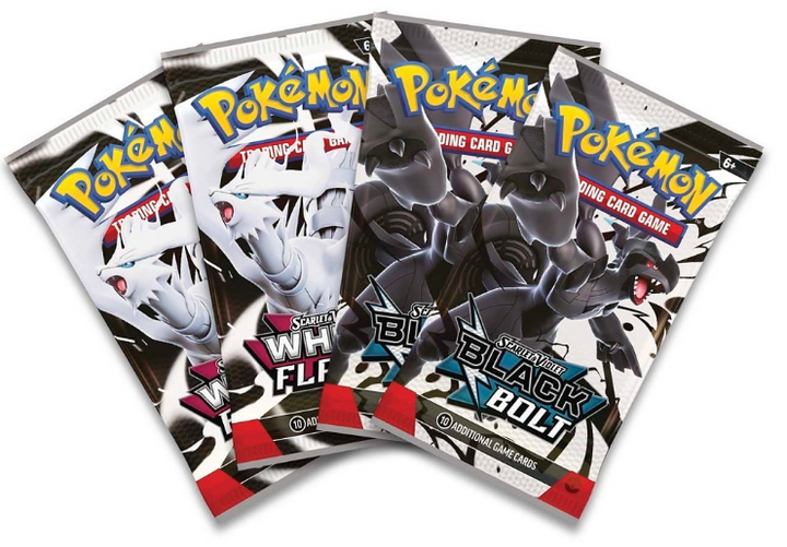 Black Bolt & White Flare Unova Poster Collection