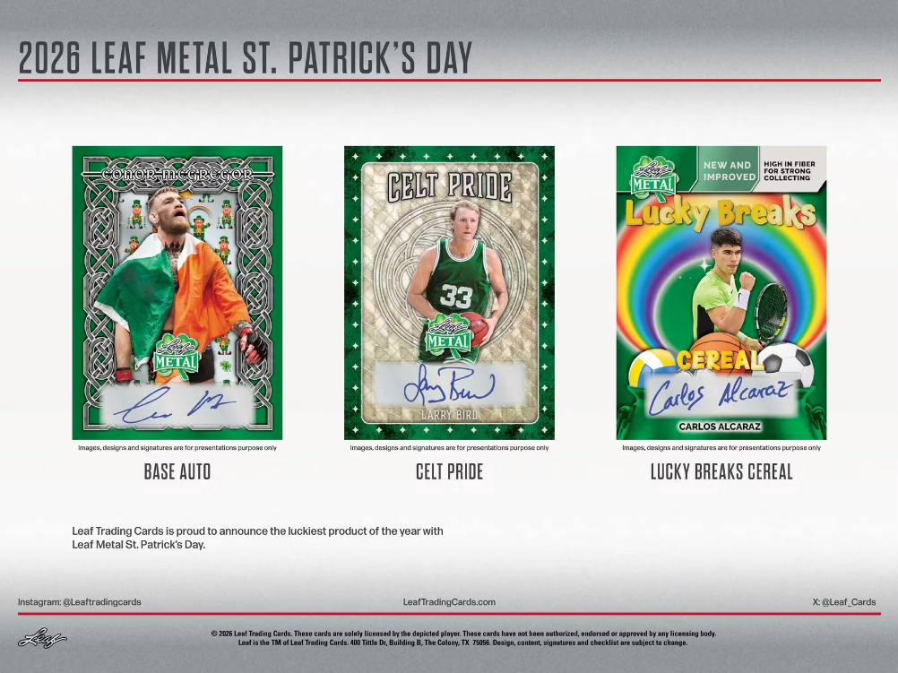 2026 Leaf Metal St. Patrick’s Day