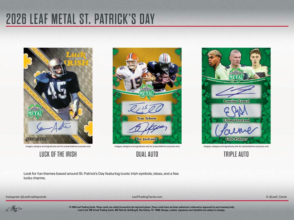 2026 Leaf Metal St. Patrick’s Day