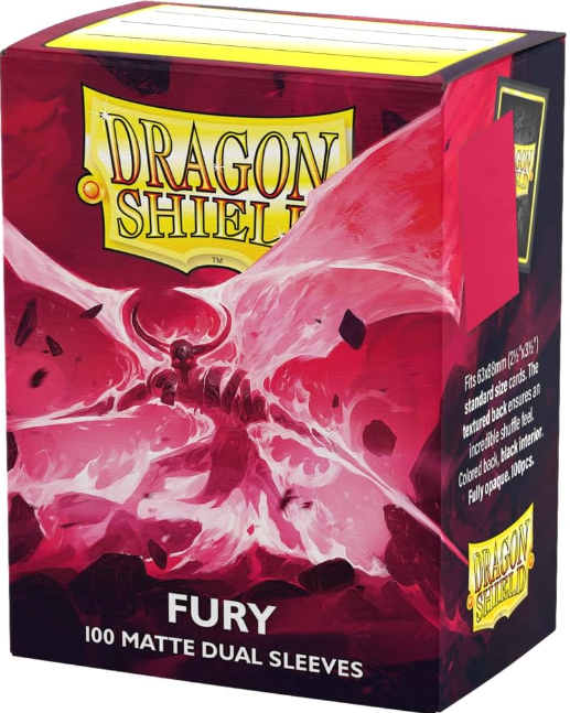 Dragon Shield 100 Matte Sleeves - Crimson