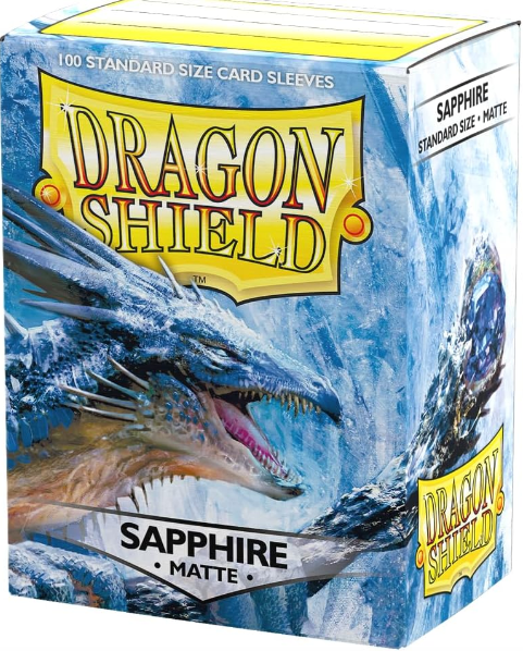 Dragon Shield 100 Matte Sleeves - Sapphire