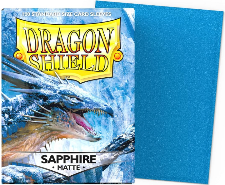 Dragon Shield 100 Matte Sleeves - Sapphire
