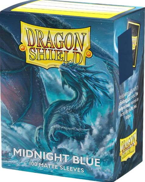 Dragon Shield 100 Matte Sleeves - Midnight Blue