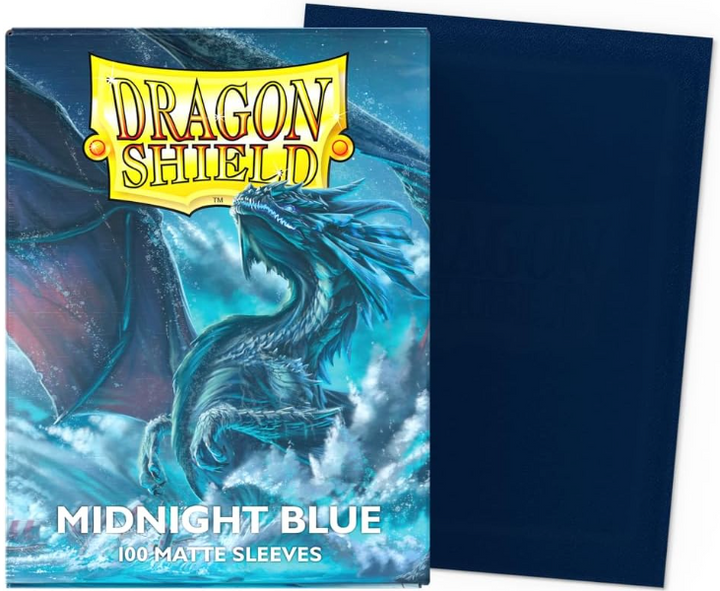Dragon Shield 100 Matte Sleeves - Midnight Blue