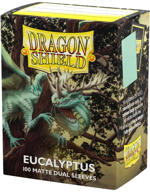 Dragon Shield 100 Dual Matte Sleeves- Eucalyptus