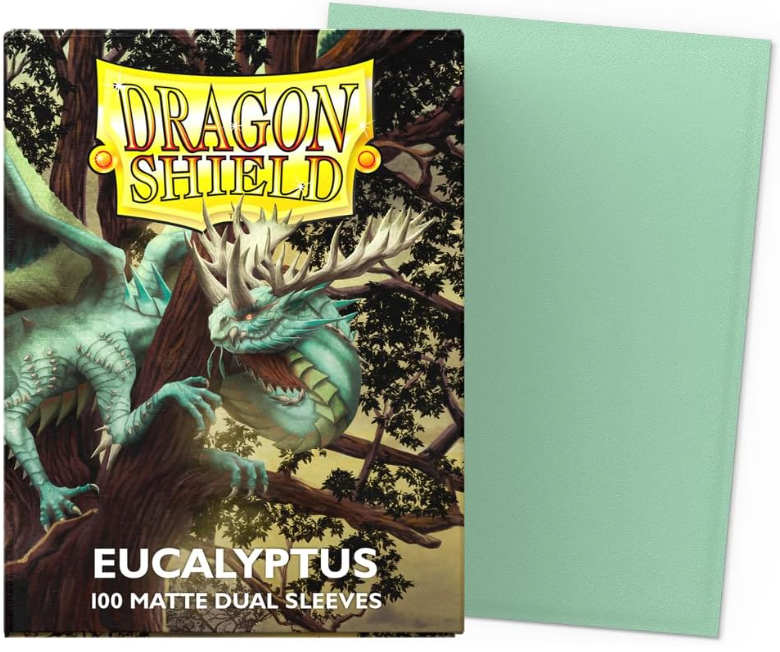 Dragon Shield 100 Dual Matte Sleeves- Eucalyptus
