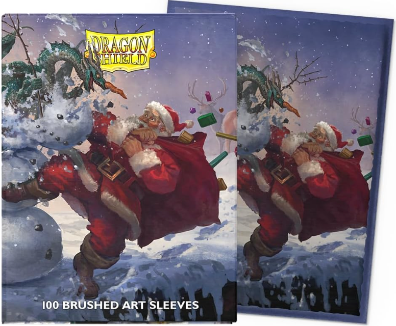 Dragon Shield 100 Brushed Art - Santa