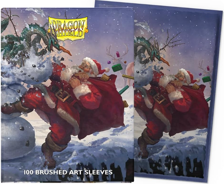 Dragon Shield 100 Brushed Art - Santa
