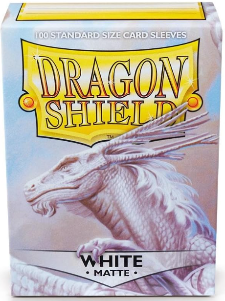 Dragon Shield 100 Matte Sleeves - White