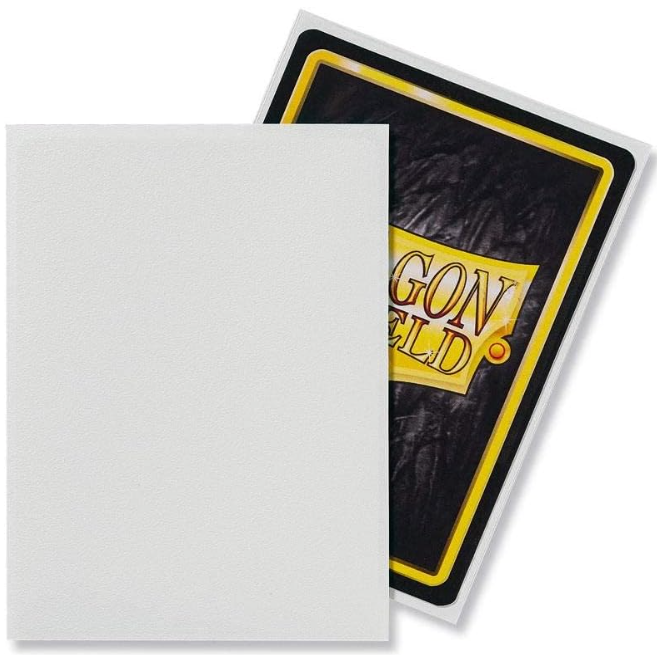 Dragon Shield 100 Matte Sleeves - White