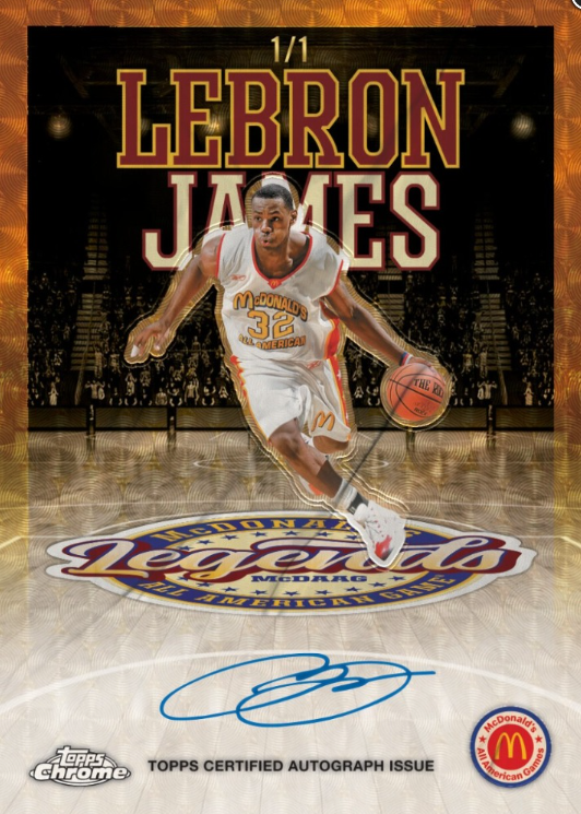 Topps Chrome McDonalds All American Basketball Mega Box