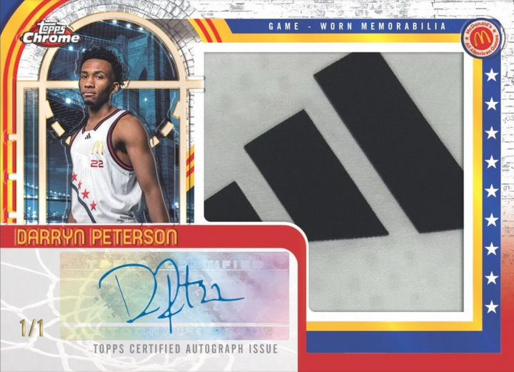 Topps Chrome McDonalds All American Basketball Mega Box