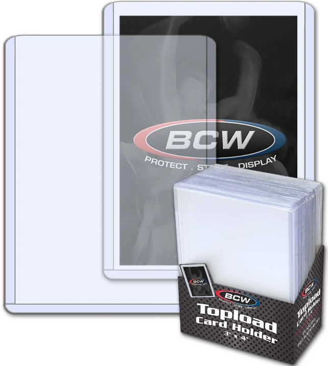 BCW Toploader Card Holder - Standard (35 pt)