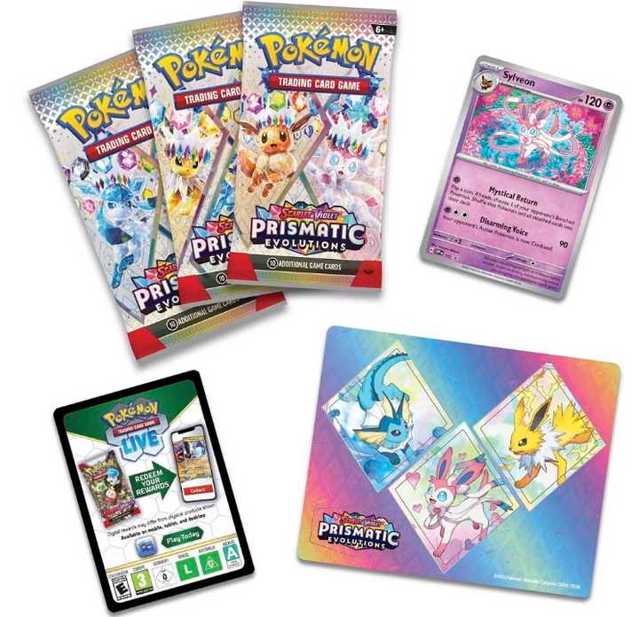 Prismatic Evolutions Tech Sticker Collection