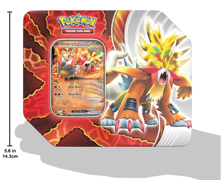Pokémon TCG: Paradox Destinies Tin (Gouging Fire ex)