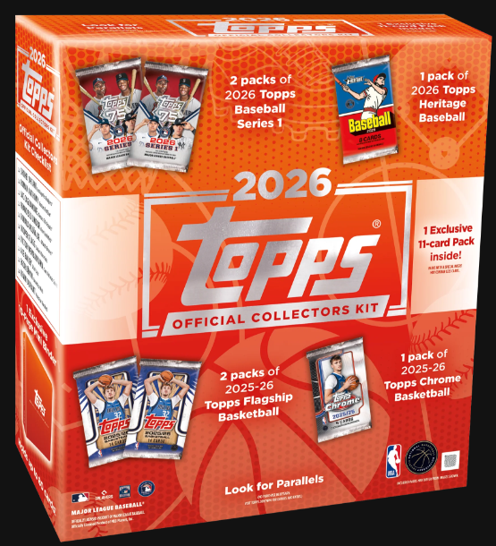 2026 Topps MLB and NBA Official Collector Kit Box