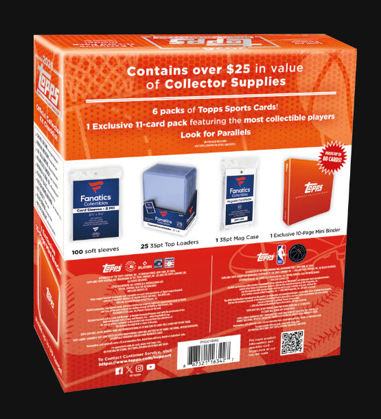 2026 Topps MLB and NBA Official Collector Kit Box