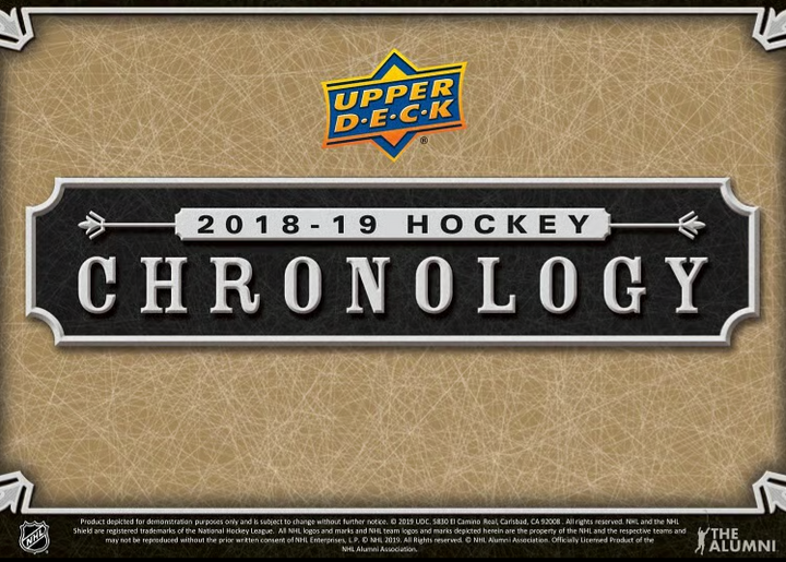 2018-19 Upper Deck -  Chronology Hockey - Volume 1