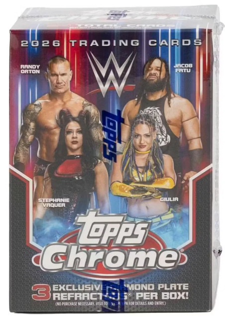 2026 Topps Chrome WWE Wrestling Value Box