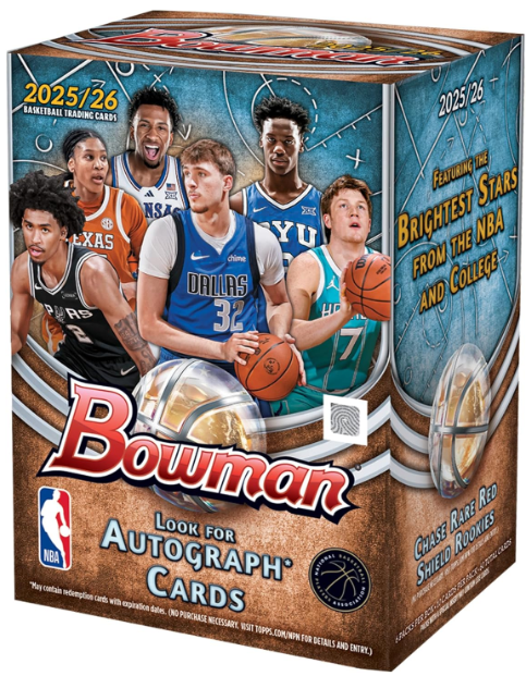 2025-26 Topps Bowman Basketball Value Box