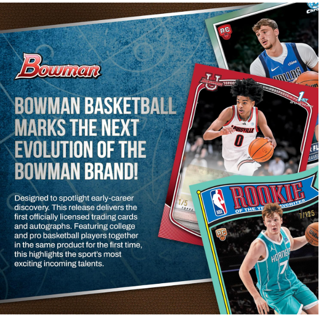 2025-26 Topps Bowman Basketball Value Box
