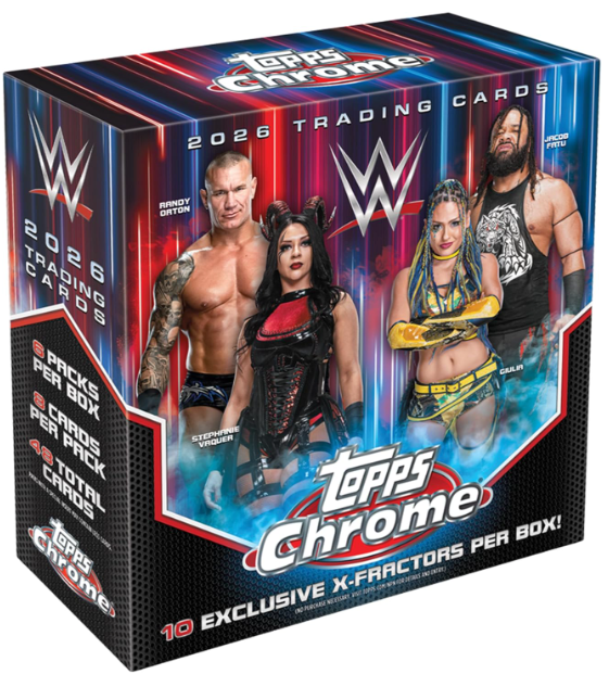 2026 Topps WWE Chrome Mega Box