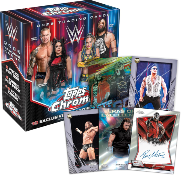 2026 Topps WWE Chrome Mega Box
