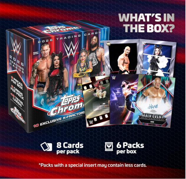 2026 Topps WWE Chrome Mega Box