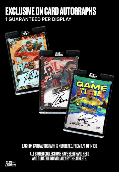 2026 Club Legacyz Icons Soccer 3Rs Edition Hobby Box -  Mini Box