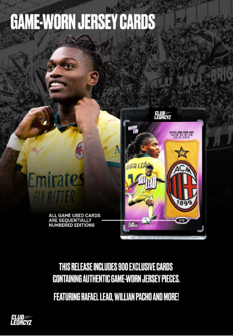 2026 Club Legacyz Icons Soccer 3Rs Edition Hobby Box -  Mini Box