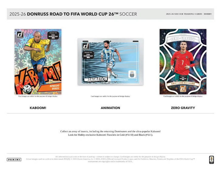 2025/26 Panini Donruss Road to FIFA World Cup Soccer Hobby Box