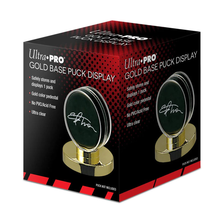 Ultra-Pro Gold Base Puck Display