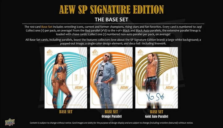 2025 Upper Deck AEW SP Signature Edition (Call For Pricing)