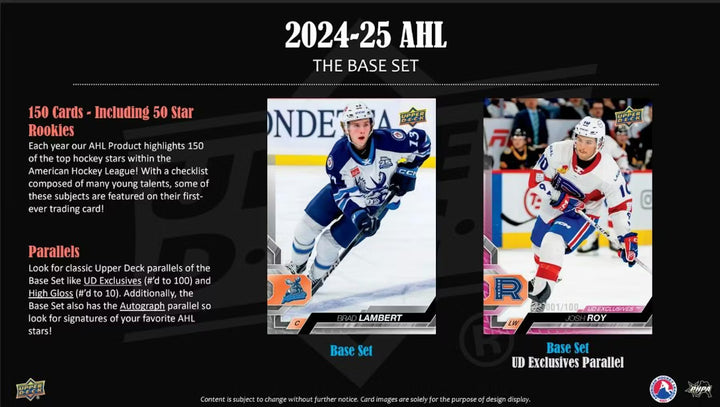 2024-25 Upper Deck AHL Hockey