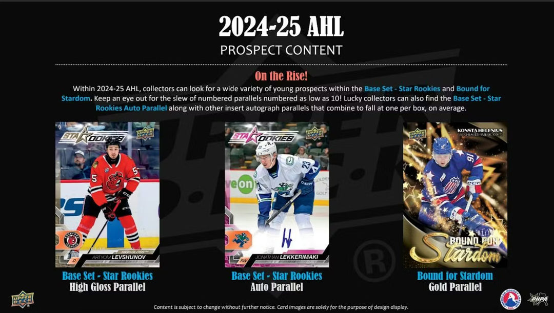 2024-25 Upper Deck AHL Hockey