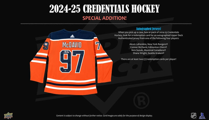 2024-25 Upper Deck Credentials Hockey
