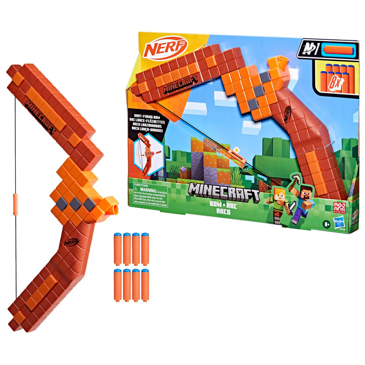 NERF Minecraft Bow Dart Blaster