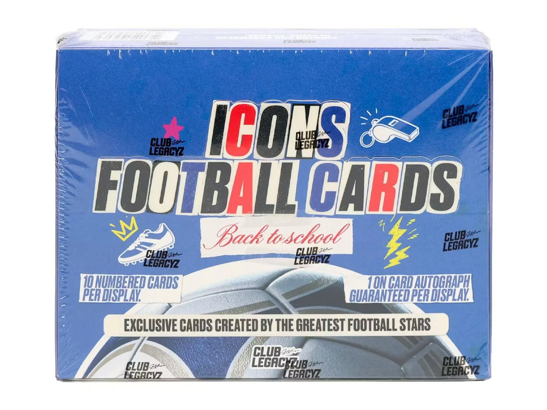 2026 Club Legacyz Icons Back to School Fifth Edition Soccer Hobby Box